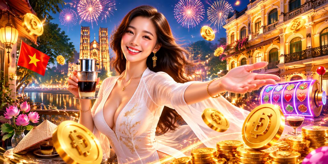 Người dùng tại Hà Nội chơi slots trên điện thoại trong quán cà phê
