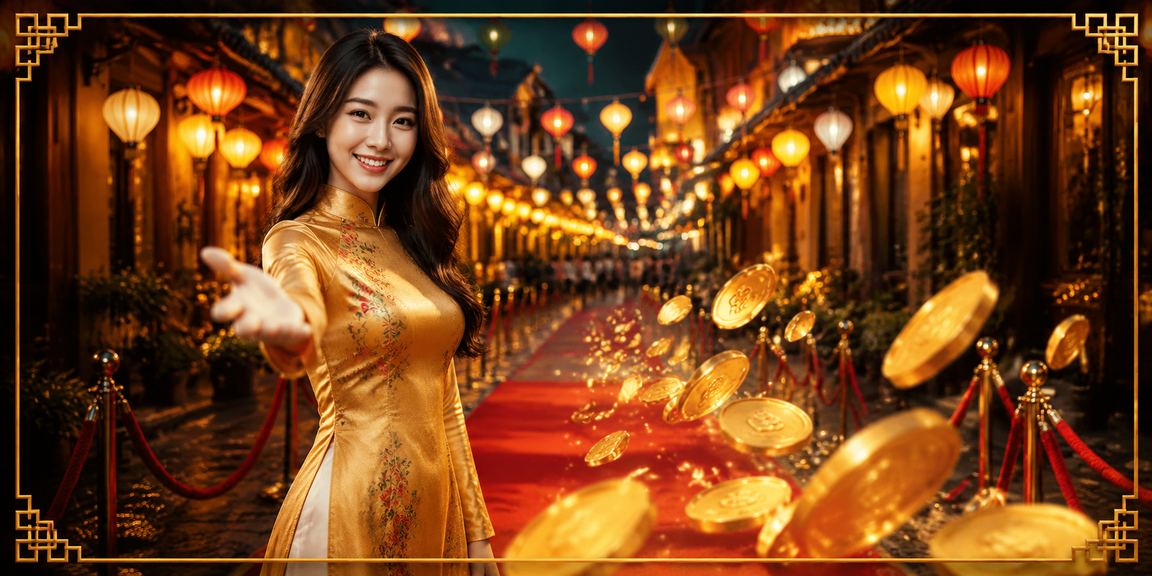 Người dùng trải nghiệm casino trực tuyến tại phố cổ Hội An về đêm