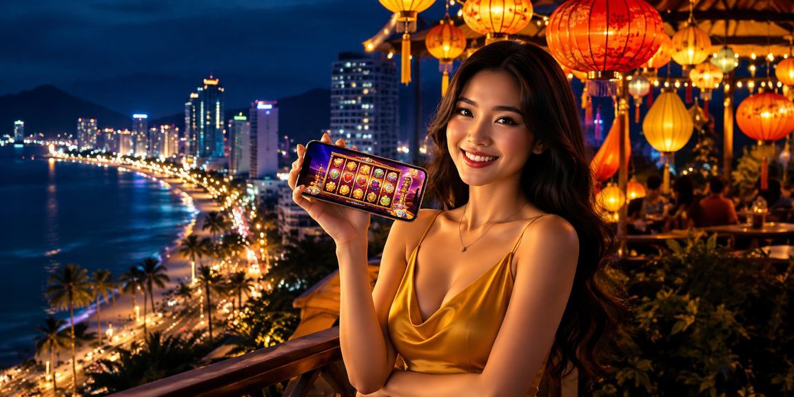 Giao diện Slot Game với không khí đèn lồng Hội An trên hhtq3d