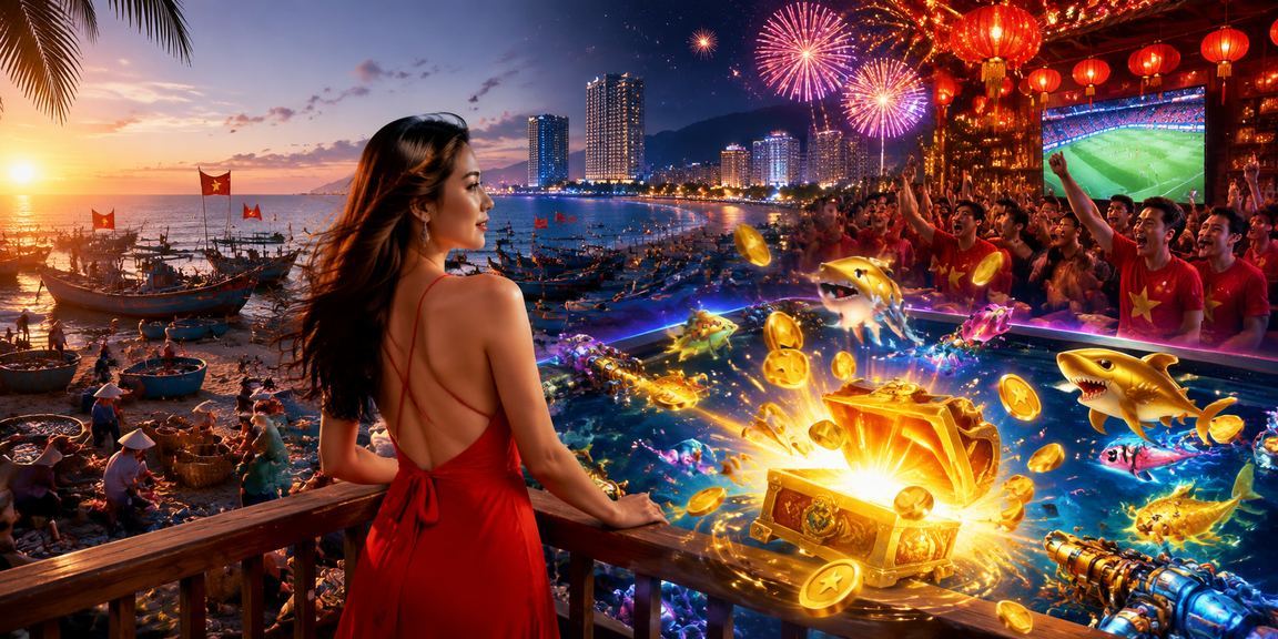 Cá cược thể thao tại bãi biển Mũi Né – người dùng dùng điện thoại xem kèo